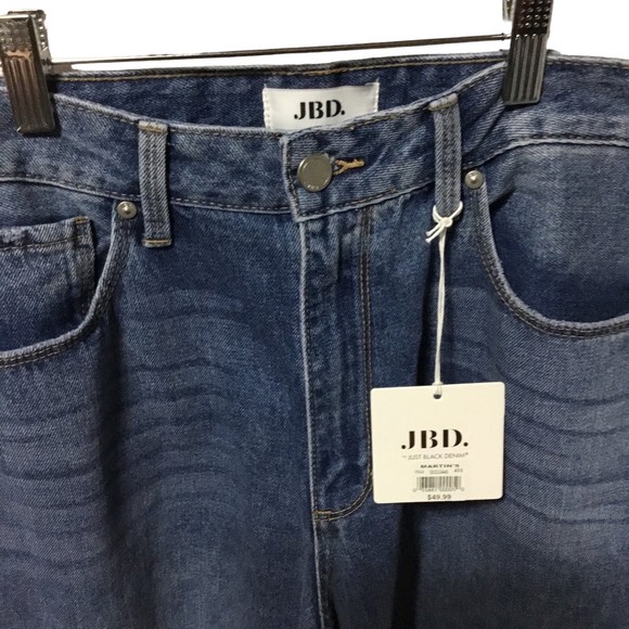 J.B.D. (Just Black Denim) Size 31 High Rise Dad Jeans NWT - Picture 3 of 11